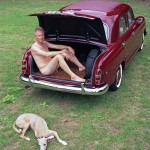 Man in trunk of his car