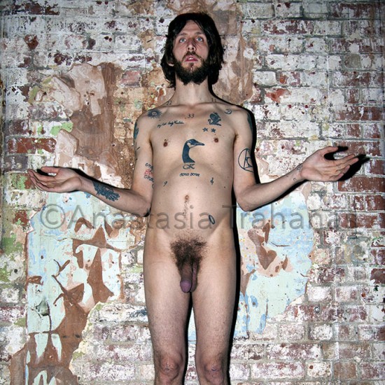 Naked Jesus man; Photographic project