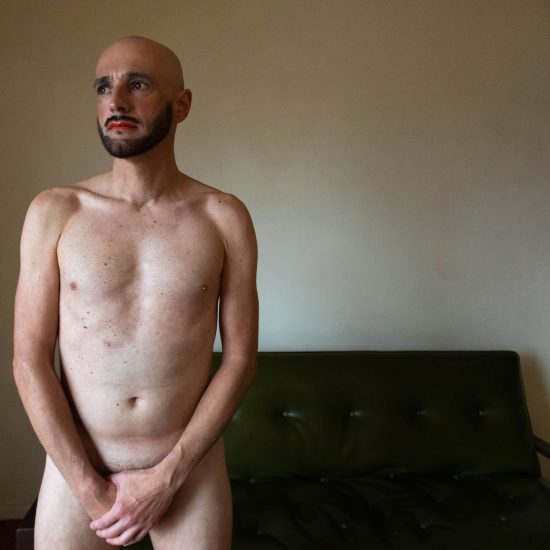 naked man; colour photography; portrait; nude photograph; vulnerability; honest